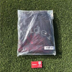 Sp5der OG Rhinestone Black Hoodie